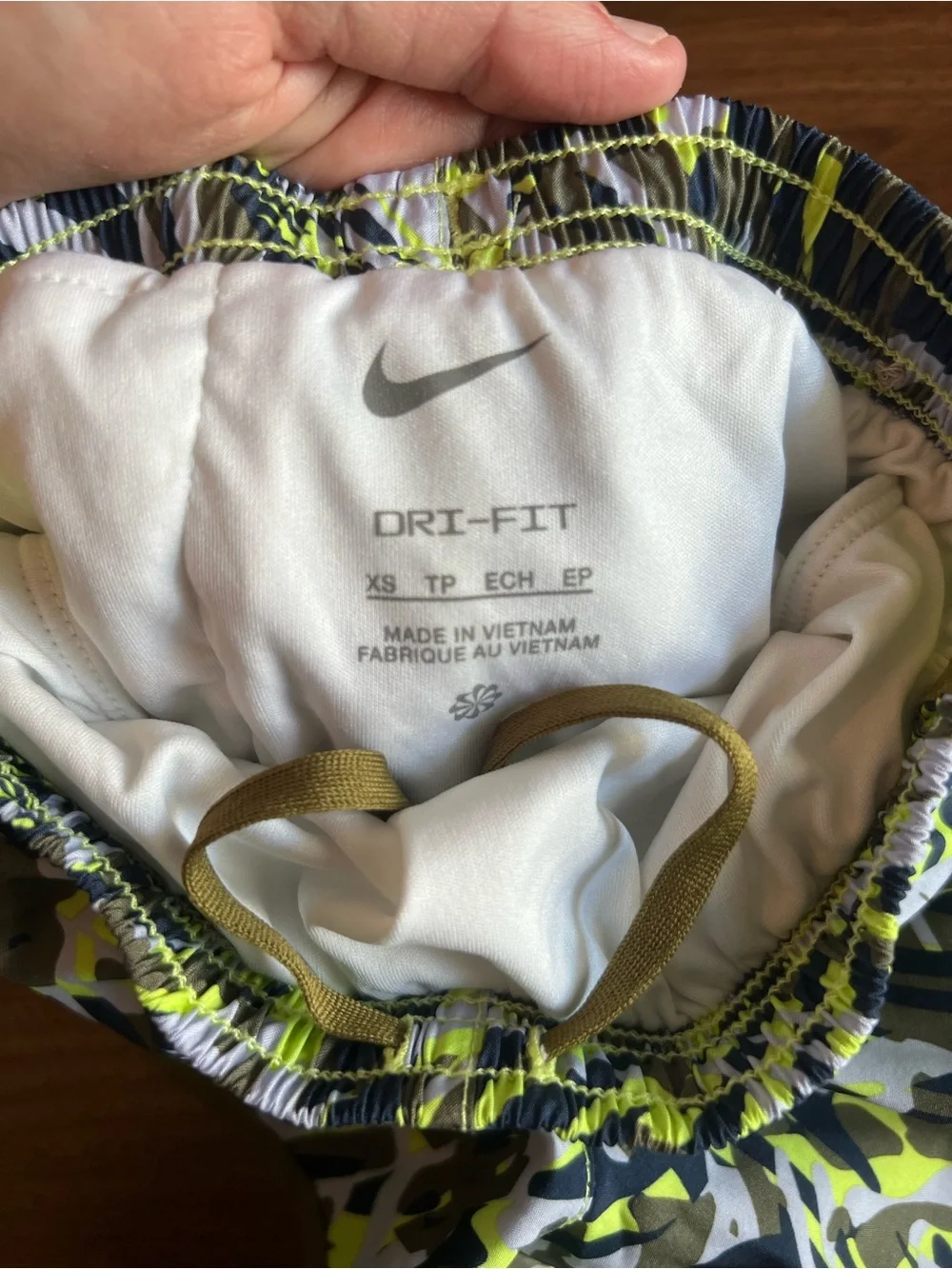 Nike secure panels